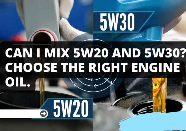 Can I Mix 5W20 And 5W30