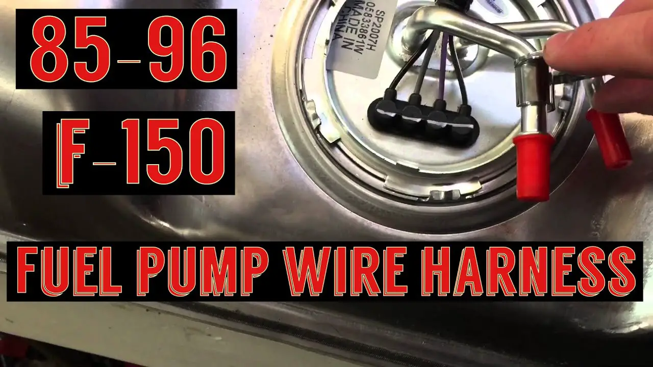 Ford Fuel Pump Wires Color Codes