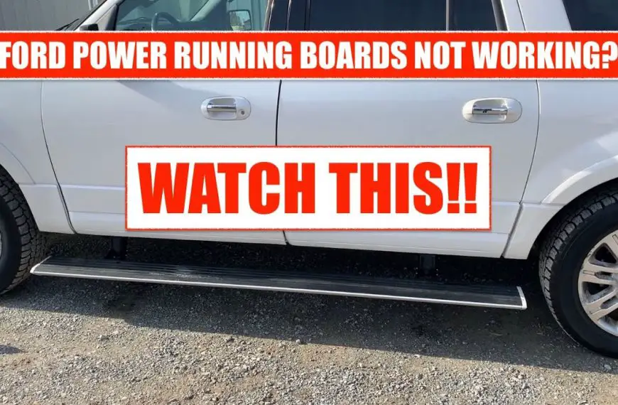 Ford Power Deployable Running Boards Problems
