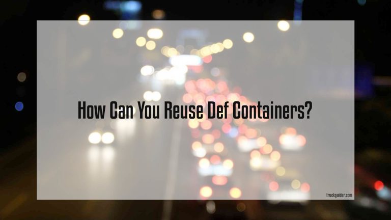 Can You Reuse Def Containers