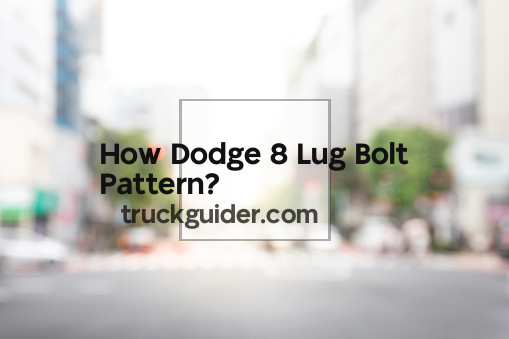 Dodge 8 Lug Bolt Pattern