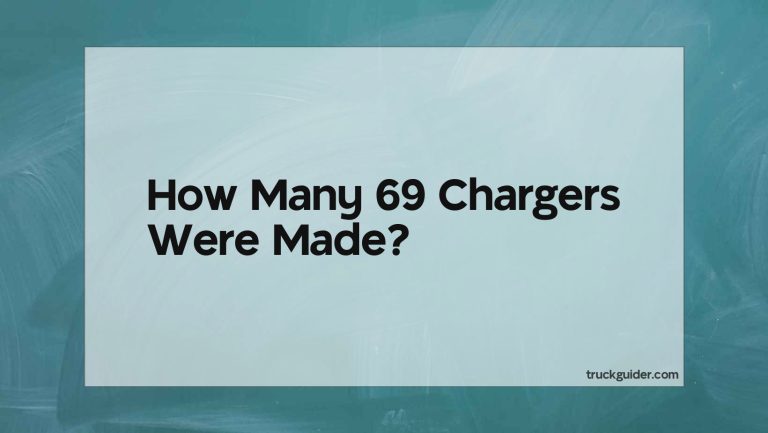 How Many 69 Chargers Were Made