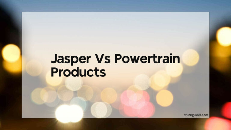 Jasper Vs Powertrain Products
