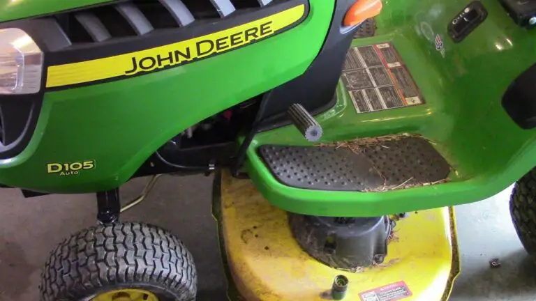 John Deere Lawn Mower Blade Torque Specs