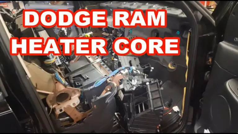 2016 Ram 2500 Heater Core Replacement
