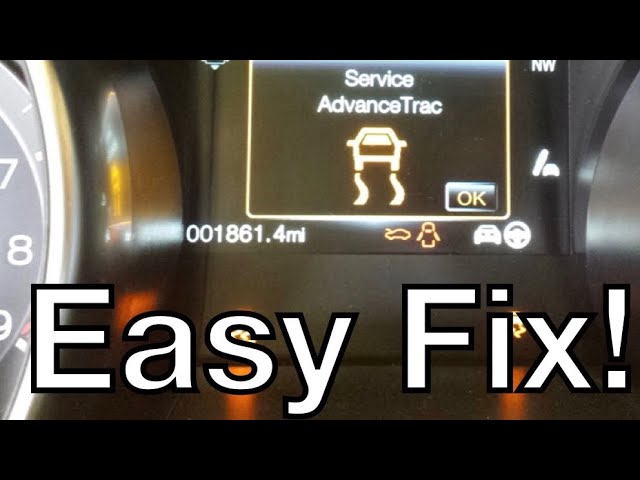 How to Fix Service Advancetrac Ford Fusion