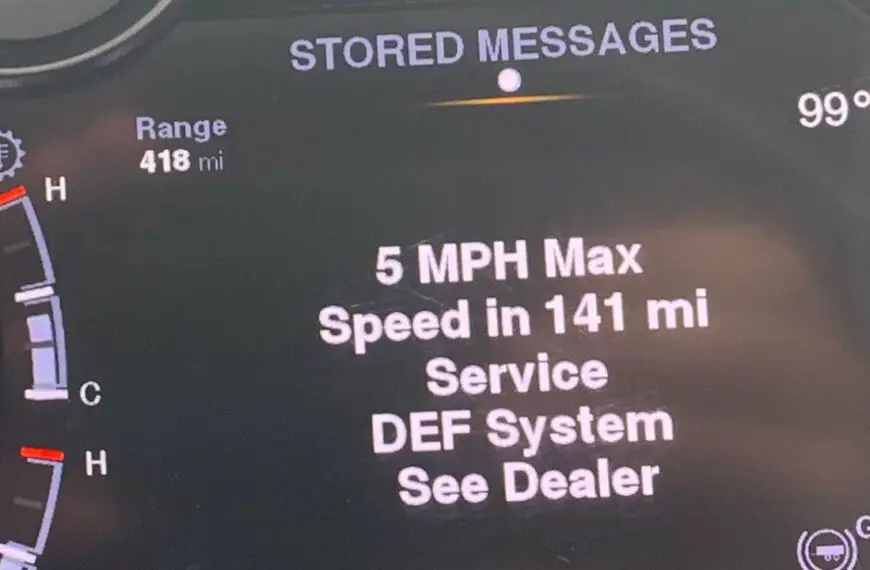 How to Reset Service Def System See Dealer