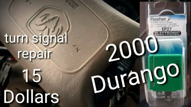2000 Dodge Durango Turn Signal Flasher Location