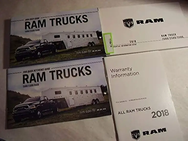 2018 Ram 2500 Owners Manual