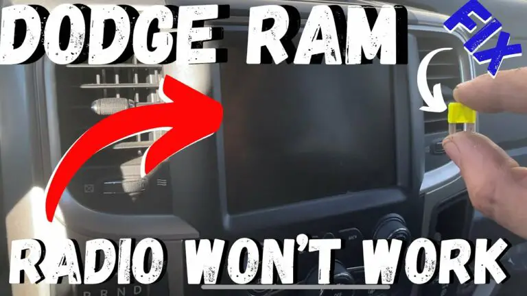 2018 Dodge Ram Radio Problems
