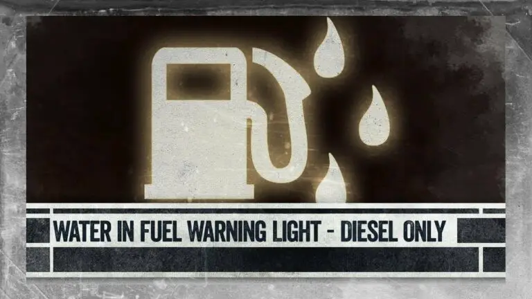 How to Reset Water in Fuel Light Dodge