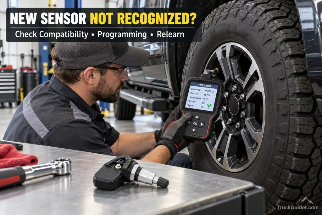 Ram TPMS sensor relearn and programming with diagnostic scan tool
