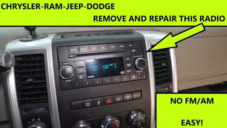 2012 Dodge Ram 2500 Troubleshoot Radio Problems