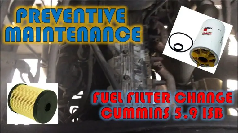 Commins How to Change Water Seperator