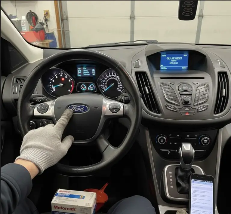 2013 ford escape oil reset