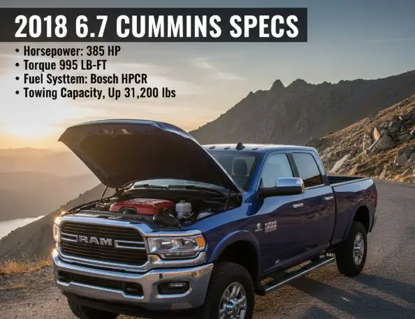 2018 6.7 cummins specs
