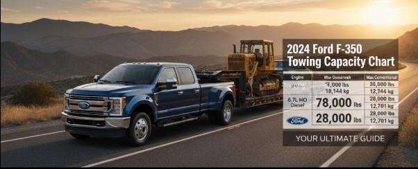 2024 ford f-350 towing capacity chart