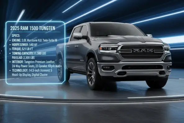 2025 ram 1500 tungsten specs