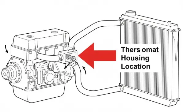 6.7 Cummins Thermostat Location Diagram 
