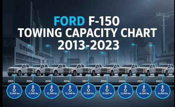 Ford F-150 Towing Capacity Chart 2013-2023