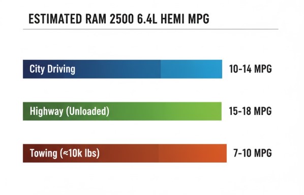 Ram 2500 6.4L HEMI MPG