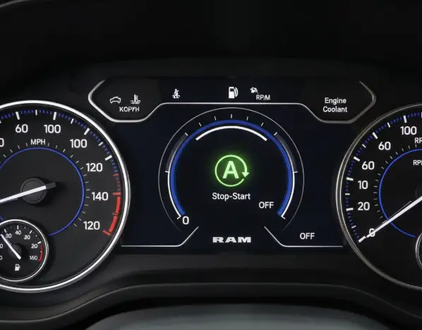 Ram truck's dashboard