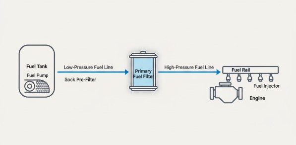 Simplified Fuel System Schematic