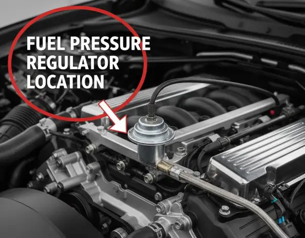 fuel pressure regulator location