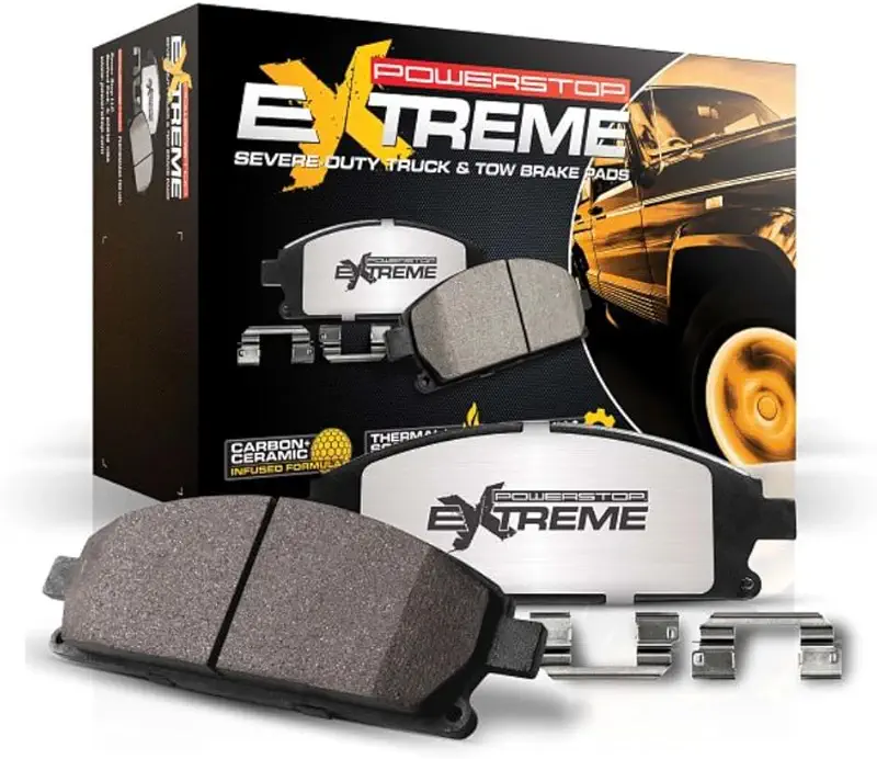 Power Stop Z36-898 Rear Z36 Truck & Tow Carbon-Fiber Ceramic Brake Pads