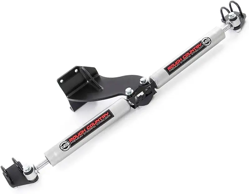 Rough Country N3 Dual Steering Stabilizer for 14-24 Ram 2500/3500 4WD