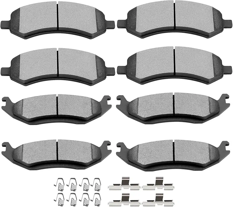 SCITOO Ceramic Pads Full Set Front Rear Brakes Pad