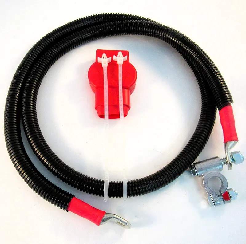 Compatible/Replacement wire for Dodge Ram 2500/3500 truck with 5.9L Cummins Diesel Right Positive Cable, 2/0 60 inch, Battery-to-Battery, 1994-2002 pn 829a