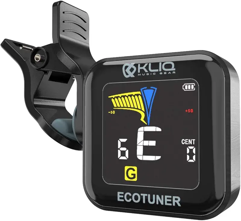 KLIQ EcoTuner - USB Rechargeable Clip-On Tuner