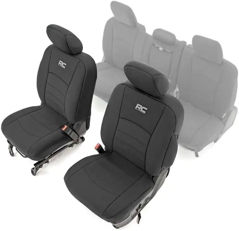 Rough Country Neoprene Front Seat Covers for Ram 1500 (2009-2018) & 2500 (2010-2018)