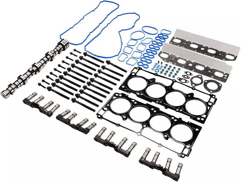 GELUOXI MDS 5.7 HEMI Lifters Camshaft Kit w/Head Gasket Set Replacement for Dodge Ram 1500 5.7L V8 2009-2015