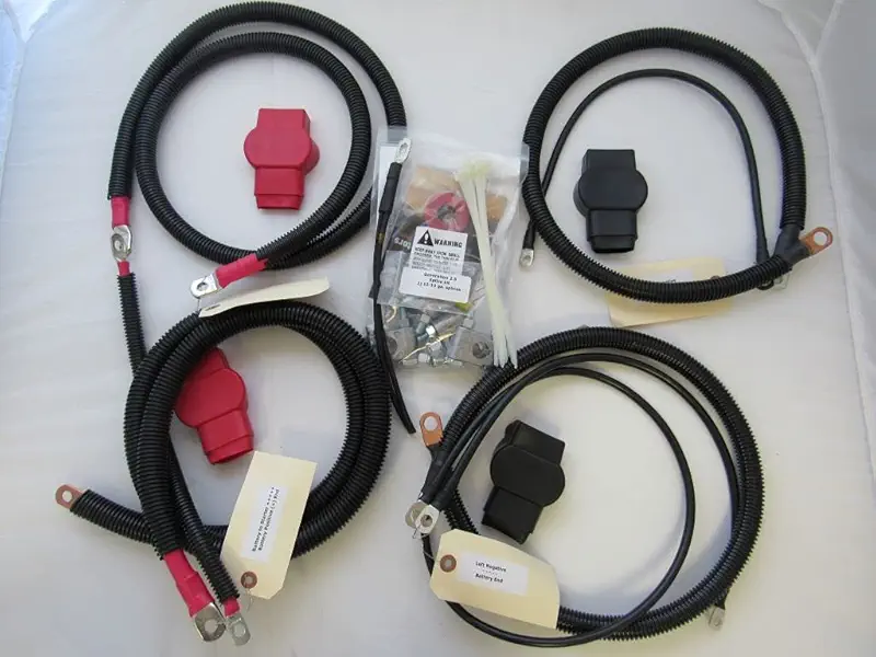 Battery cable kit for use with Dodge Ram 2500/3500 for 1998 – 2002 (Gen 2.5) with 24 valve 5.9L Cummins Diesel