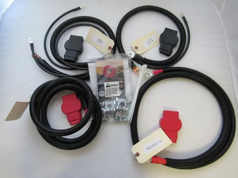Made in USA. Custom Battery Cables kit Compatible/Replacement for Dodge Ram 2500/3500 2007-2009 Gen 3.5 6.7L Cummins diesel The Original. pn 792