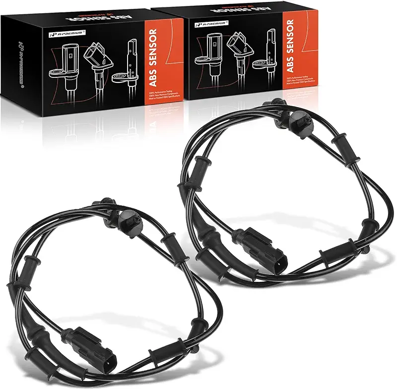 A-Premium 2PCS Front ABS Wheel Speed Sensor Compatible with [4WD] Dodge Ram 1500 2008