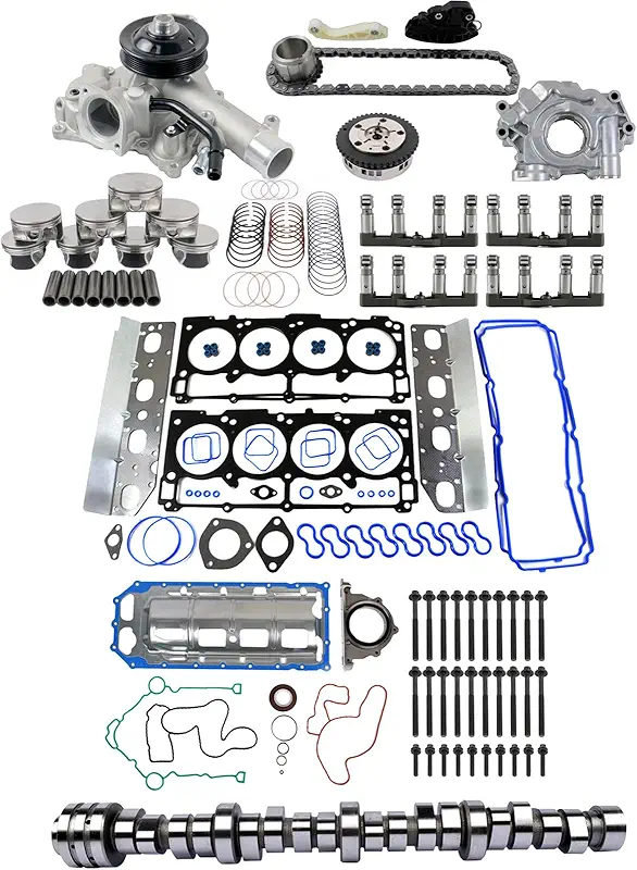 GELUOXI MDS 5.7 HEMI Engine Overhaul Rebuild Kit for Dodge Ram 1500 (Budget)
