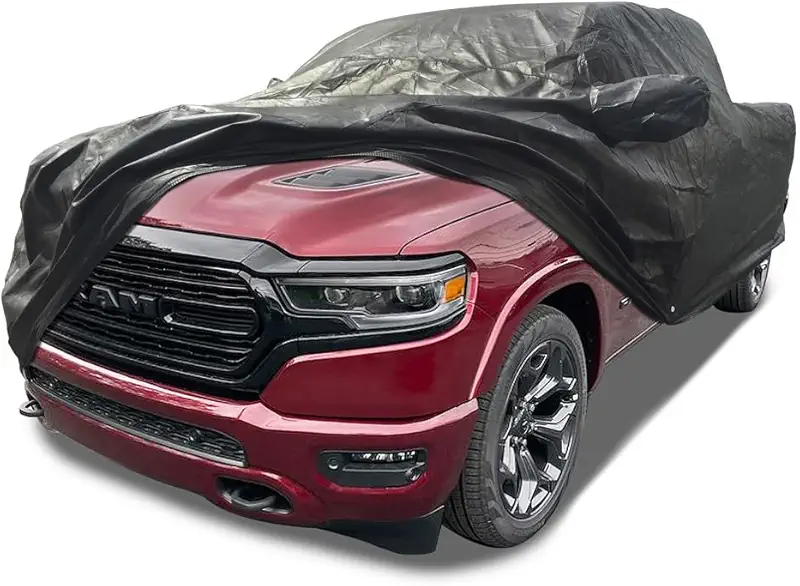 CarsCover Custom Fits for Dodge Ram 1500 2500 3500 Crew Cab Xtrashield Black Truck Car Cover