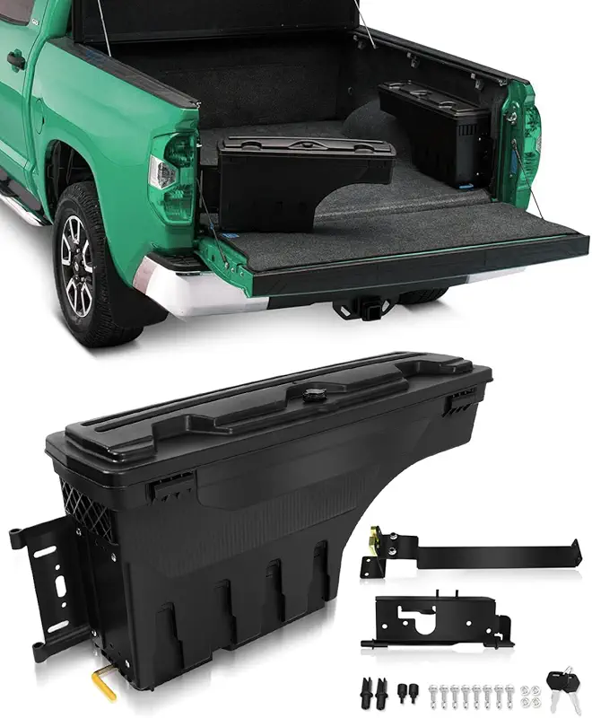 SCITOO Truck Bed Storage Box 180° Rotating Left Side