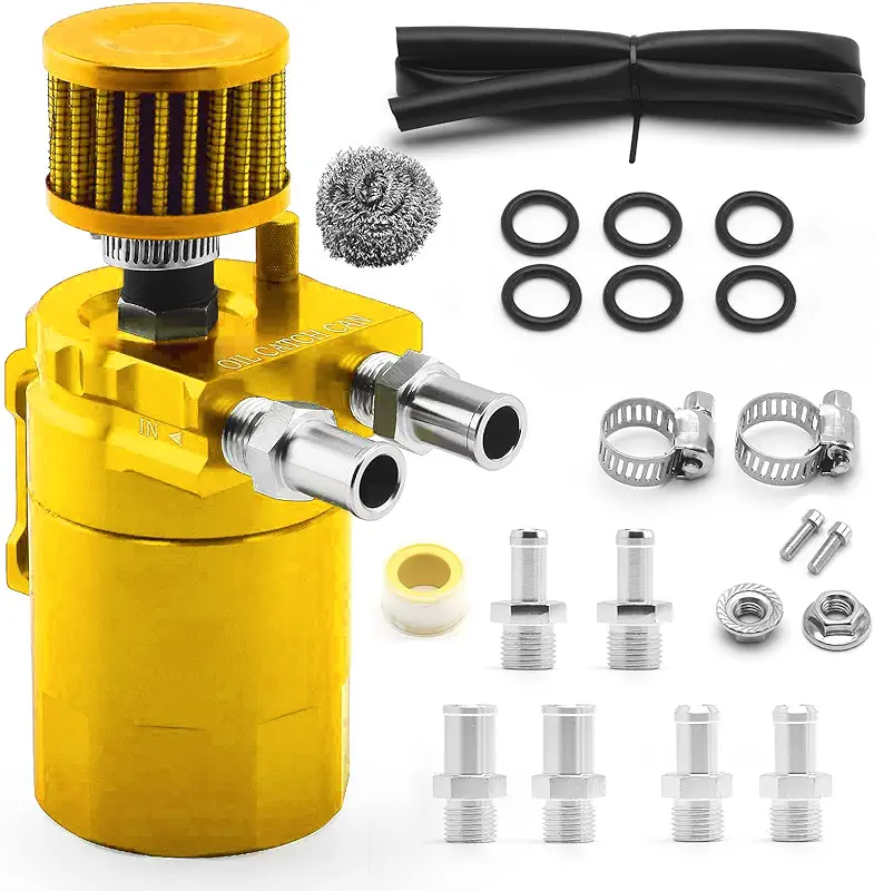 muge racing 400ml Oil Catch Can Kit Gold