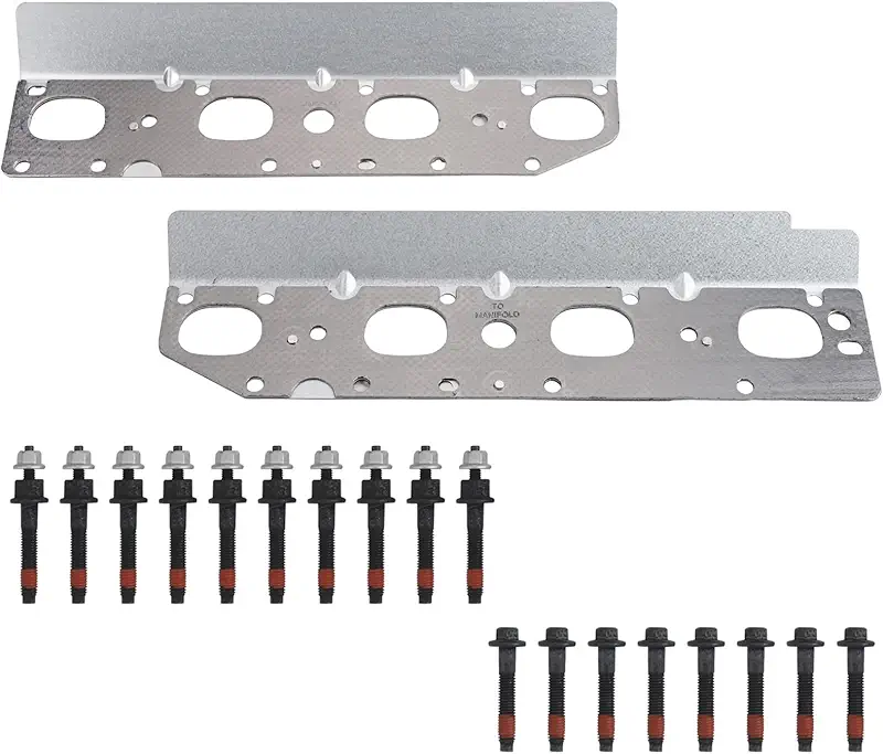 5.7 HEMI Exhaust Manifold Gasket with Bolt Studs and Nuts Set