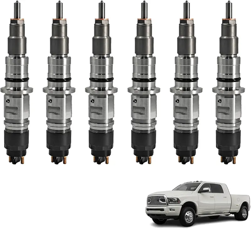 6PCS 68210105AA 0445120188 Fuel Injectors Compatible with Dodge Ram 2500 3500 4500 6.7L 2010-2018 for Cummins ISB6.7 Replace 0445120187 0445120342