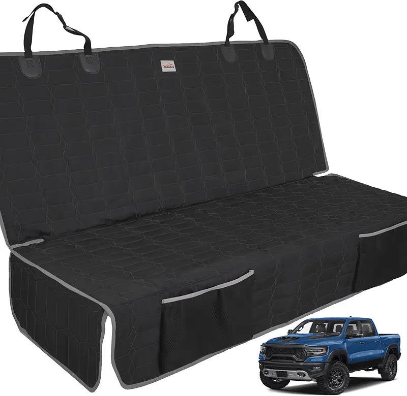 Reliadura Dog Car Seat Cover for Back Seat for Ram 1500