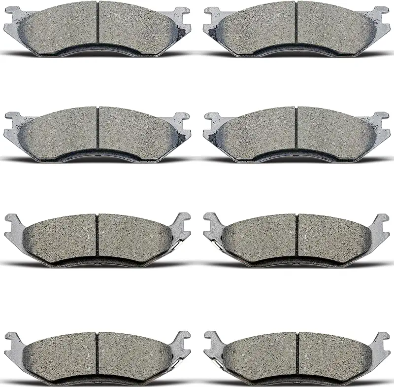 DYZJKWJW Front Rear Ceramic Brake Pads Set