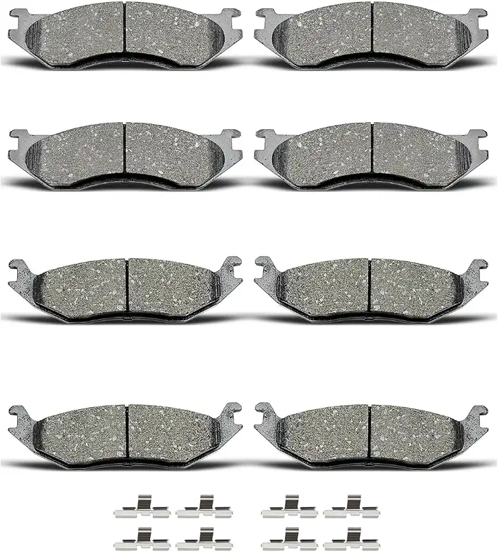 evkingauto Ceramic Front Rear Brake Pads