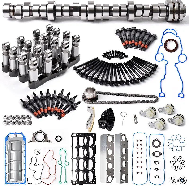 Non MDS 5.7 HEMI Lifters Camshaft Oil Pan Kit w/Timing Chain Head Gasket Water Plug Kit