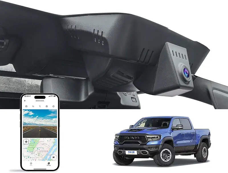 FUVYMYT 4K Dash Cam for Ram 1500