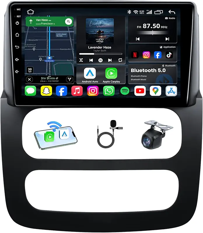 Car Radio for Dodge Ram 1500 with CarPlay